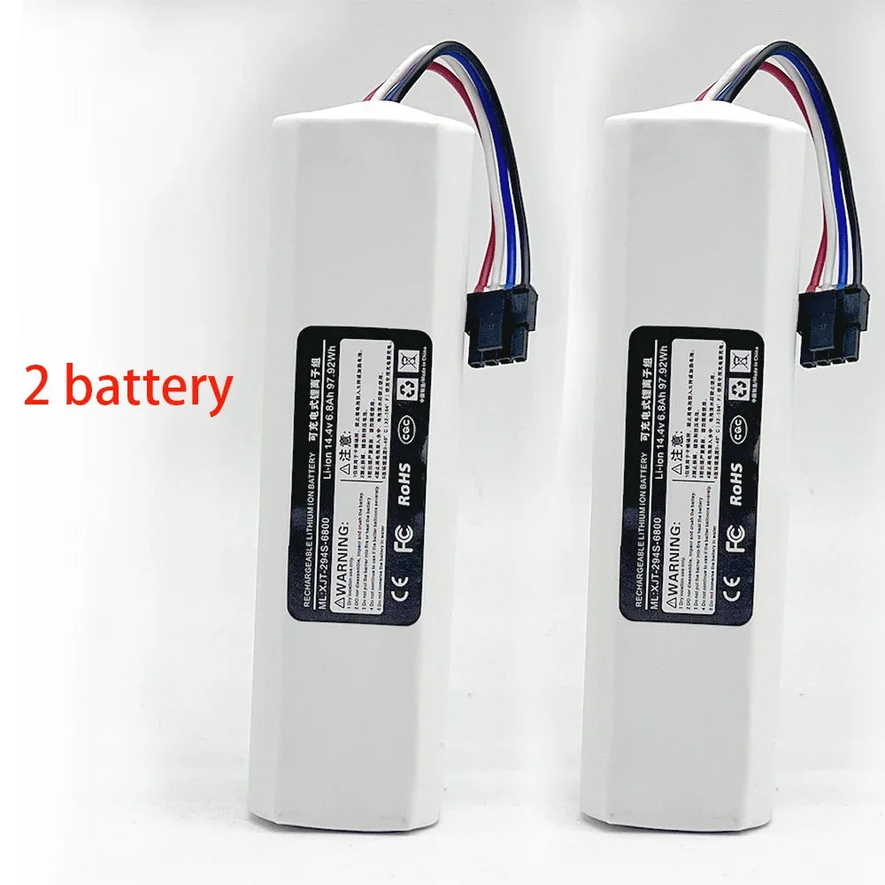14.8V 6800mAh Battery for Xiaomi Mijia X10+PLUS B101CN OMNI 1S and Dreame F9 D9 L10 Pro Plus S10 S20 X10 Sweeping Mopping Robot