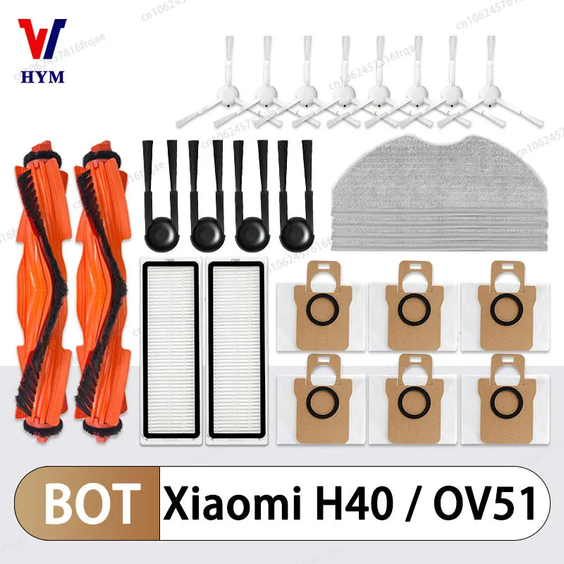 For Xiaomi Robot Vacuum H40 / OV51 Accessories Main Side Bru