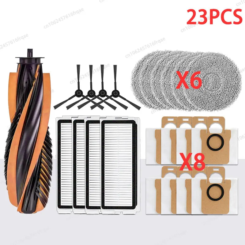 For JONR P20 PRO / T5 Pro Robot Vacuum Cleaner Accessories Main Side Brush Hepa Filter Mop Cloth Dust Bag Replacement Spare Part