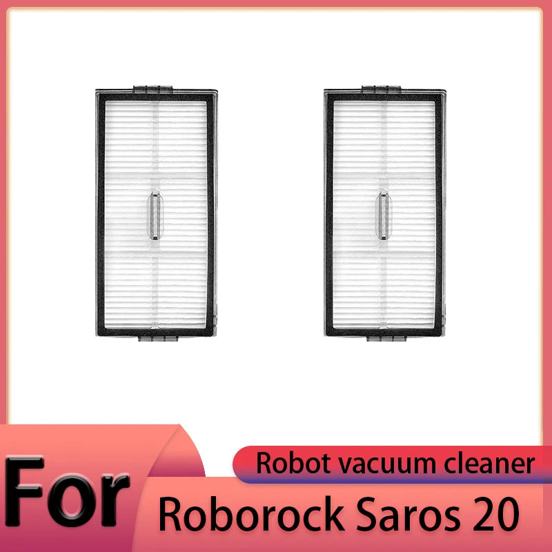 Roborock Saros 20 Robot Vacuum Cleaner Accessories Main Brush Side Brush HEPA Filter Mop Cloths Dust Bag Spare Parts