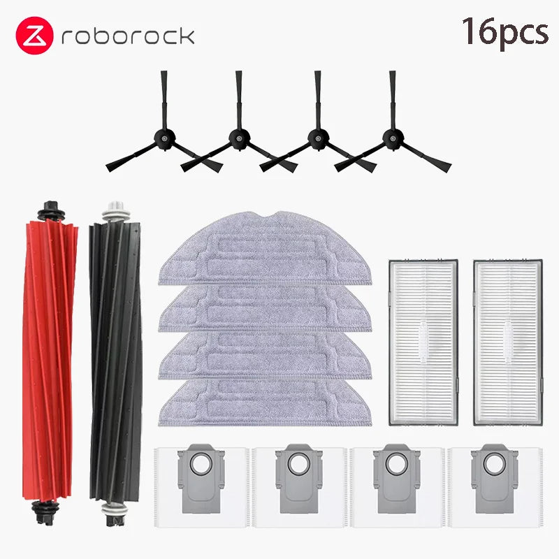Roborock S8/S8+/S8 Pro Ultra Robot Vacuum Cleaner Accessories Main Side Brush Mop Cloth Hepa Filter Dust Bag Spare Parts