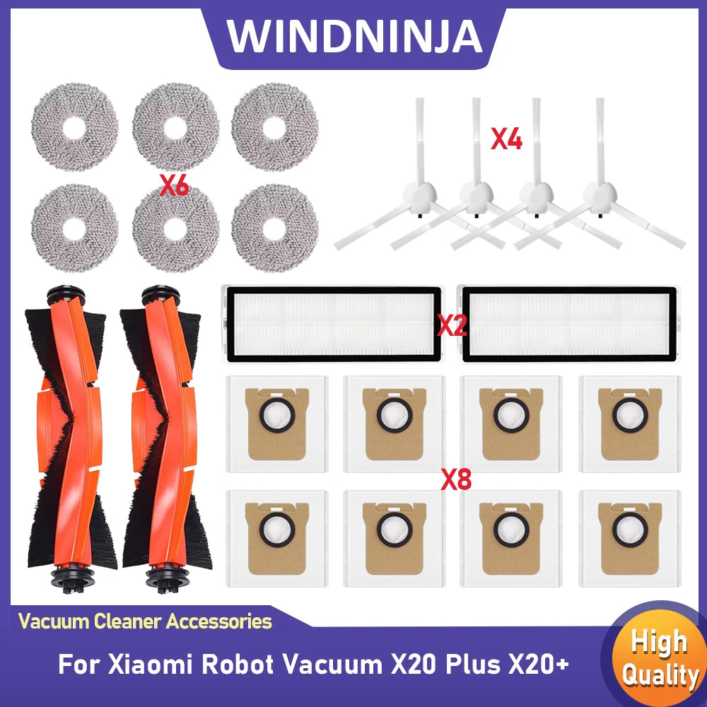 Spare Replacement Parts Fit For Xiaomi X20 Plus X20+ Robot V