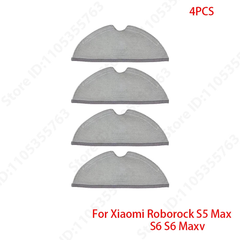 For Xiaomi Roborock S5 Max S50 S55 S5 S6 MaxV S6 Pure E4 E5 Robot Vacuum Spare Parts Main Side Brush Hepa Filter Mop