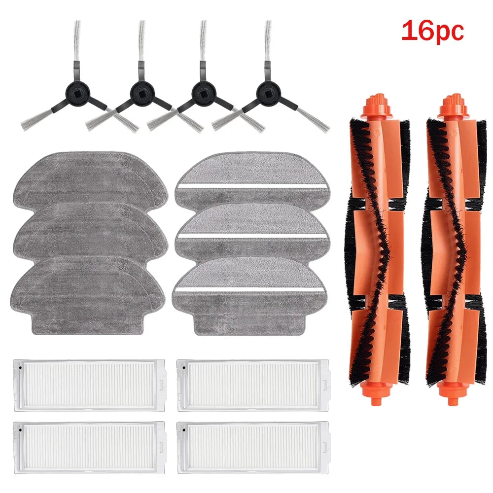 For Xiaomi Robot Vacuum Mop 2S/Pro/P/S10EU/STYTJ02YM/V3/SE Premium Filter Main Side Brush Absorbent Mop Cloth Spare Kit
