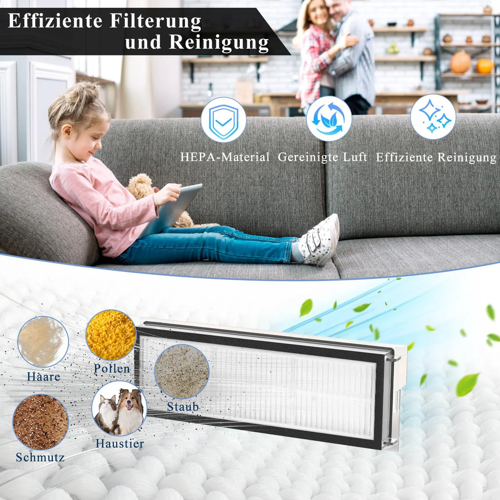 HEPA Filter for Roborock Qrevo S/Qrevo Curve/Qrevo Pro/Qrevo