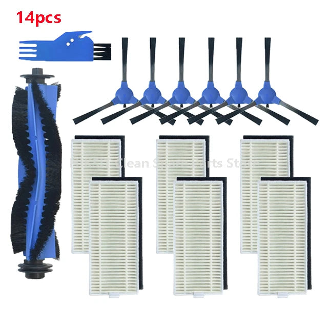 Roller Brush Pre-Filter Side Brush Parts For Eufy Robovac 11S 35C 15C 25C 30C Robot Vacuum Cleaner Accessories Wheel Brush Cover