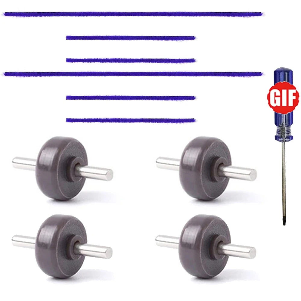 FOR DYSON V6 V7 V8 V10 V11 Direct Drive Head Soleplate Wheels SPS Replacement Set Non-Soft Roller With Cleaning Tweezers