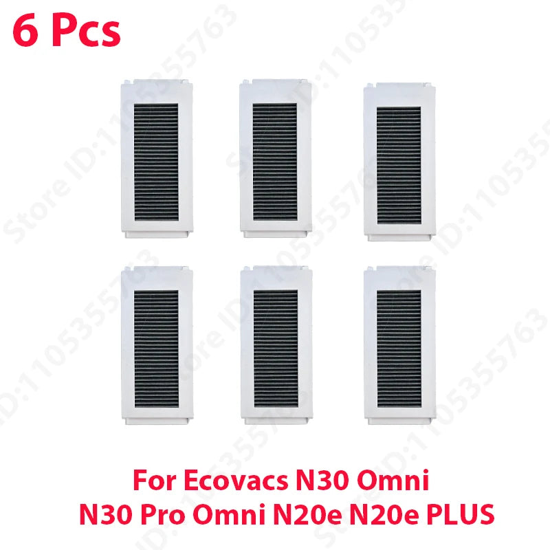 For Ecovacs N30 Omni N30 Pro Omni N20e PLUS Robot Vacuum Cleaning Tools Main Side Brush Filter Accessories
