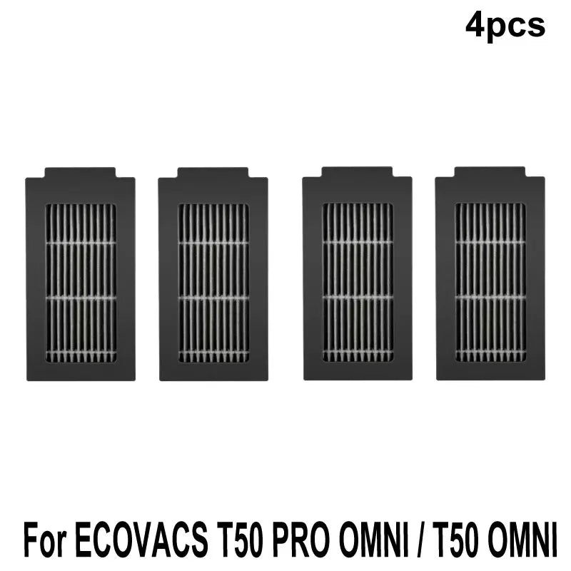 ECOVACS T50 PRO OMNI / T50 OMNI Accessories Main Side Brushes Mop Cloths HEPA Filters Dust Bags Robot Vacuum Spare Parts