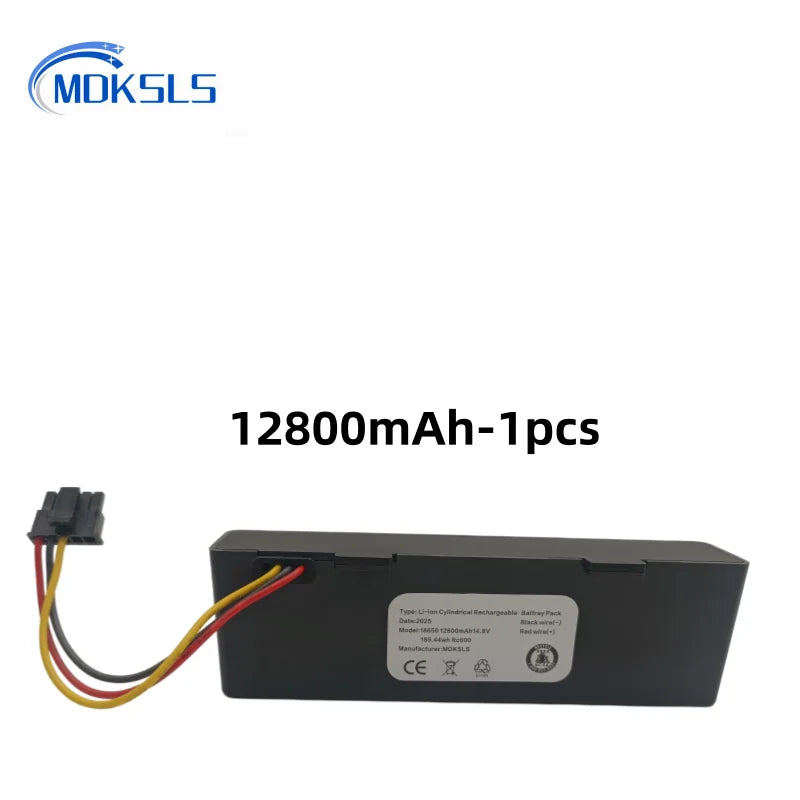 Original 14.4V 12800mAh 9800mAh STYTJ02YM Battery Compatible with Xiaomi Mijia LDS Mi Robot Vacuum-Mop P/2S
