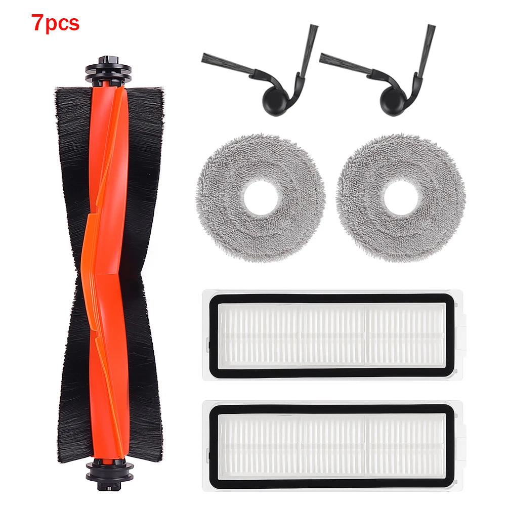 Perfect Fit Replacement Parts For Xiaomi Robot Vacuum 5 Pro OV21GL Hepa Filter Mop Cloth Side Brush Main Brush Dust Bag Kit