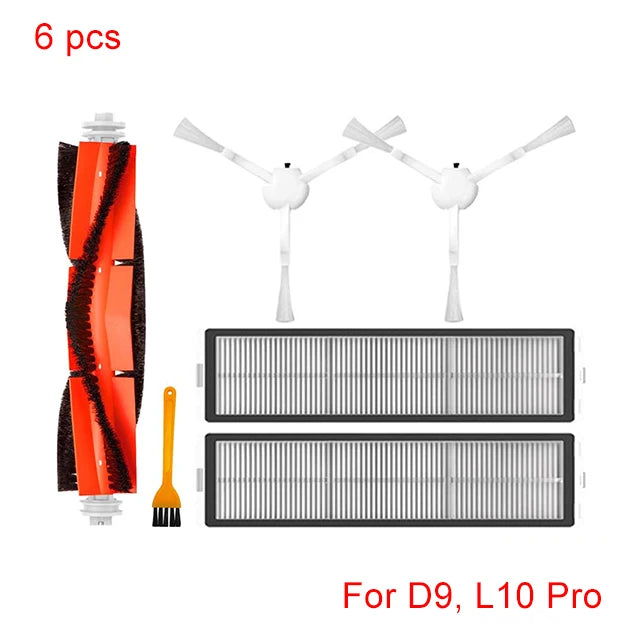 For Xiaomi Dreame D9 Dreame Bot L10 Pro Trouver Robot LDS Vacuum Finder Spare Parts Accessories Main Side Brush Mop Hepa Filter