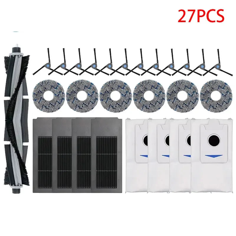 Ecovacs Deebot X2 Omni/ X2 Pro Robot Vacuum Cleaner accessories Dust bag Hepa Filter Main Brush Mop holder Dustbin Parts
