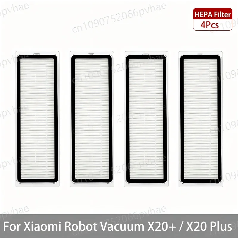 For Xiaomi Robot Vacuum X20+ / X20 Plus Parts Accessories Main Brush Side Brush Hepa Filter Mop Cloth Dust Bag Replacement Spare