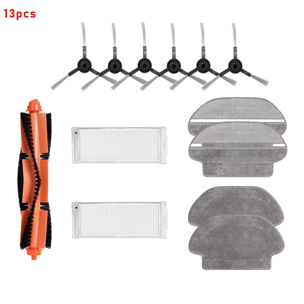 Accessories For Xiaomi Mi Robot Vacuum-Mop Pro STYTJ02YM Viomi V2 V3 SE Conga 3490 3690 Main Side Brush Mop Hepa Filter Parts