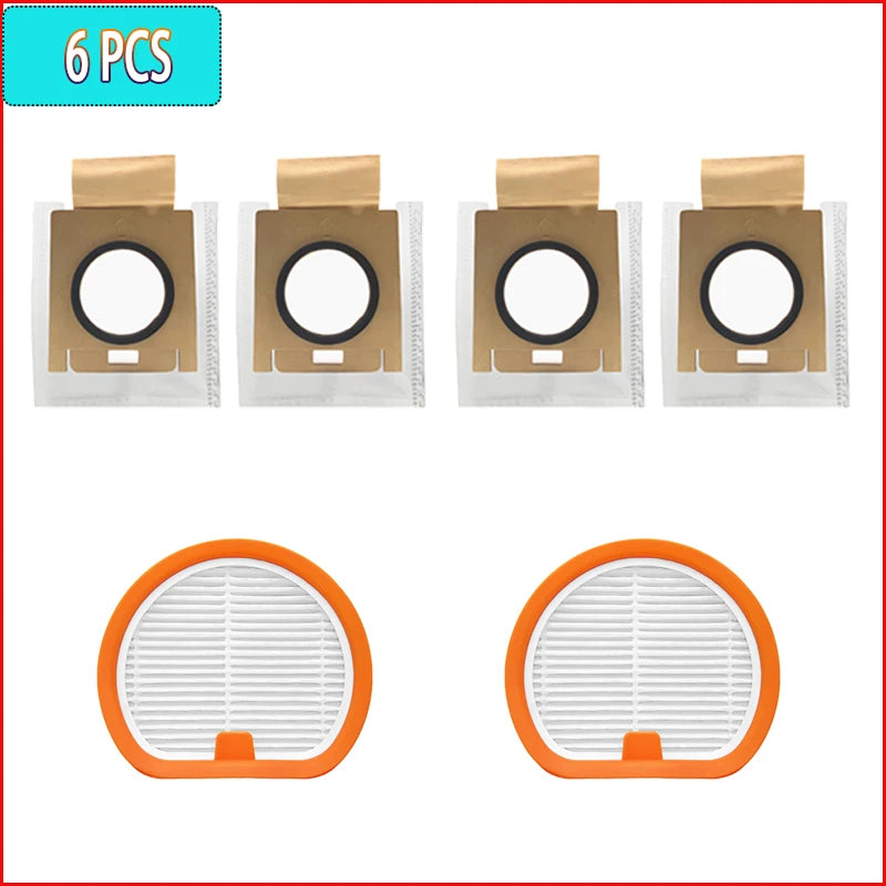Compatible For ( Uwant V500 ) Cordless Vacuum Parts Dust Bag Filter Replacement Accessories 유원트 V500 필터 먼지봉투 소모품