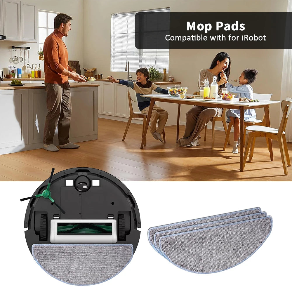 Mop Pads Parts For IRobot Roomba Essential Vac 2 Q0520/Vac E