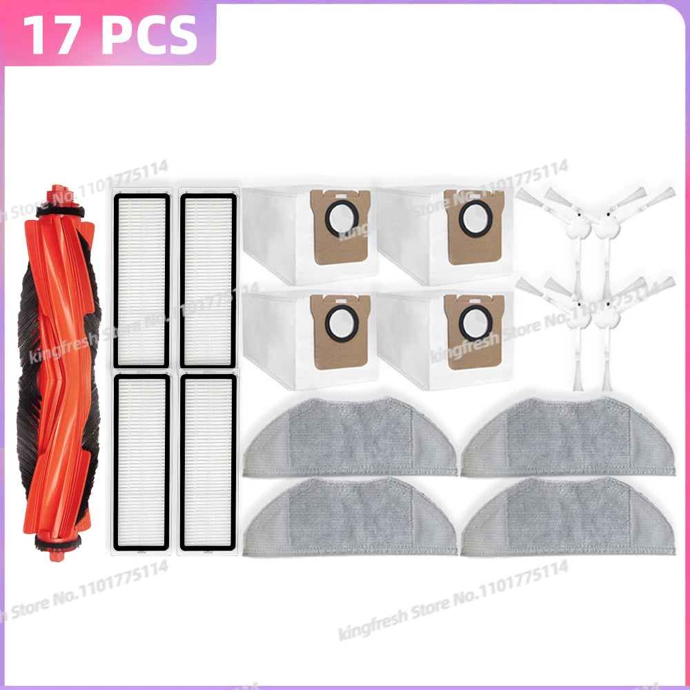 Fit For ( Xiaomi Robot Vacuum H40 / OV51 ) Vacuum Parts Dust Bag Main Roller Side Brush Mop Cloth HEPA Filter Accessories