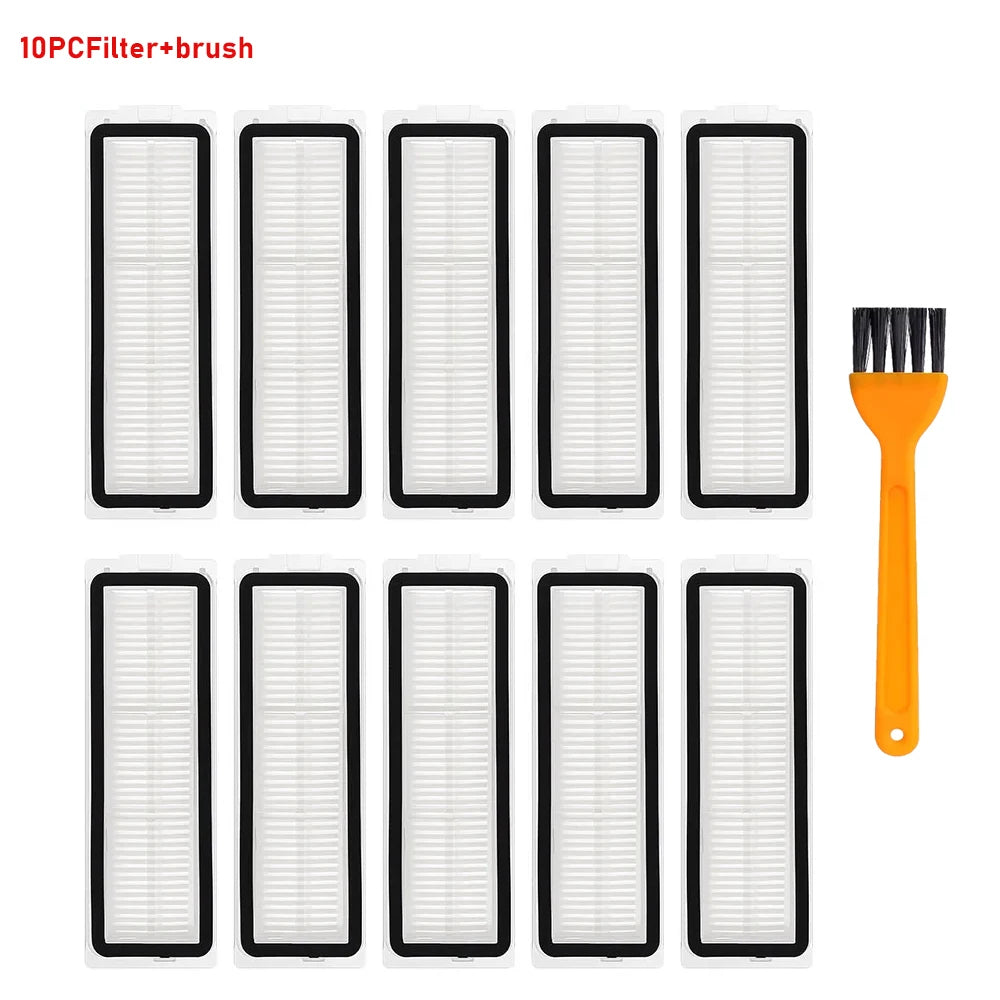 Mop Cloth Dust Bags Fit For Xiaomi 5 Pro/OV21CN Robot Vacuum Hepa Filter Side Brush Main Brush Dust Bag Filters Replacement Part
