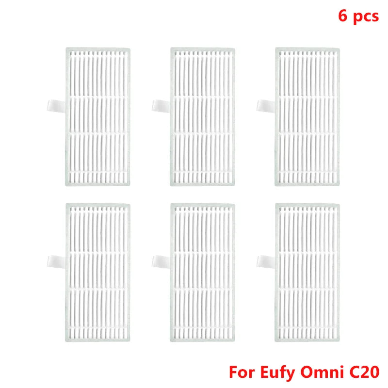 Fit For Eufy Omni C20 Robot Spare Vacuum Cleaner Accessories Main Side Brush Filter Mop Cloth Dust Bag Replacement Spare Parts