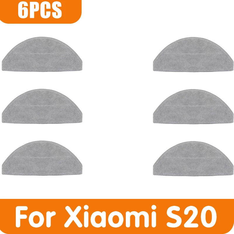 For Xiaomi Vacuum cleaner S20 / D106 E12 E10 B112 Accessories Replacement Main Side Brush Mop Cloth Filter Part