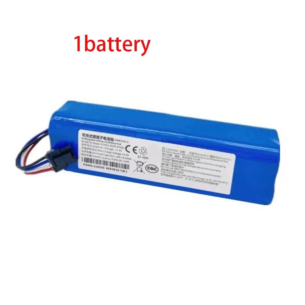 14.4v/14.8v 5200mAh 100% New Rechargeable Li-ion Battery for Narwal J3 J4 YJCC012 YJCC015 Robot Vacuum Cleaner Battery Pack