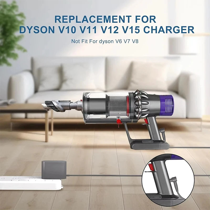 30.45V 1.1A Charger Fits For Dyson V10 V11 V12 V15 SV12 SV14