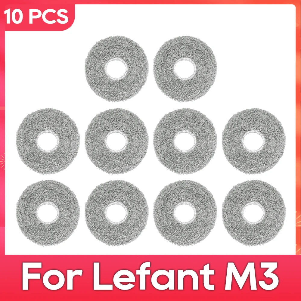 Fit For ( Lefant M3 / M3 MAX / M3L / Gen2 / Gen1 ) Brush Filter Mop Dust Bag Parts Accessories Robot Vacuum Cleaner Kit
