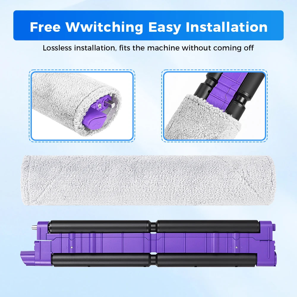 For Narwal Flow For Narwal J6 Robot Vacuum and Mop Track Mop
