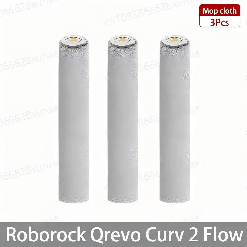 Roborock Qrevo Curv 2 Flow/Qrevo Curv 2 Flow Robot Vacuum Accessorie Main Side Brushe Mop Cloth HEPA Filter Dust Bag Spare Parts