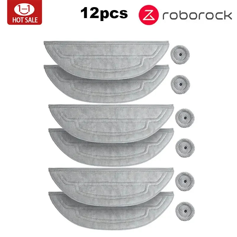 Roborock S8 Max V Ultra G20s Robot Vacuum Cleaner Accessories Mop Choth Vacuum Bags Side Brush Filter Replaceable Spare Parts