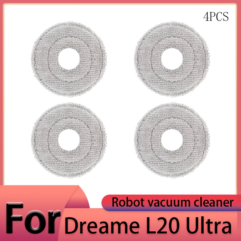 Dreame L20 Ultra Robot Vacuum Cleaner Accessories Main Brush Side Brush HEPA Filter Mop Cloths Dust Bag Spare Par
