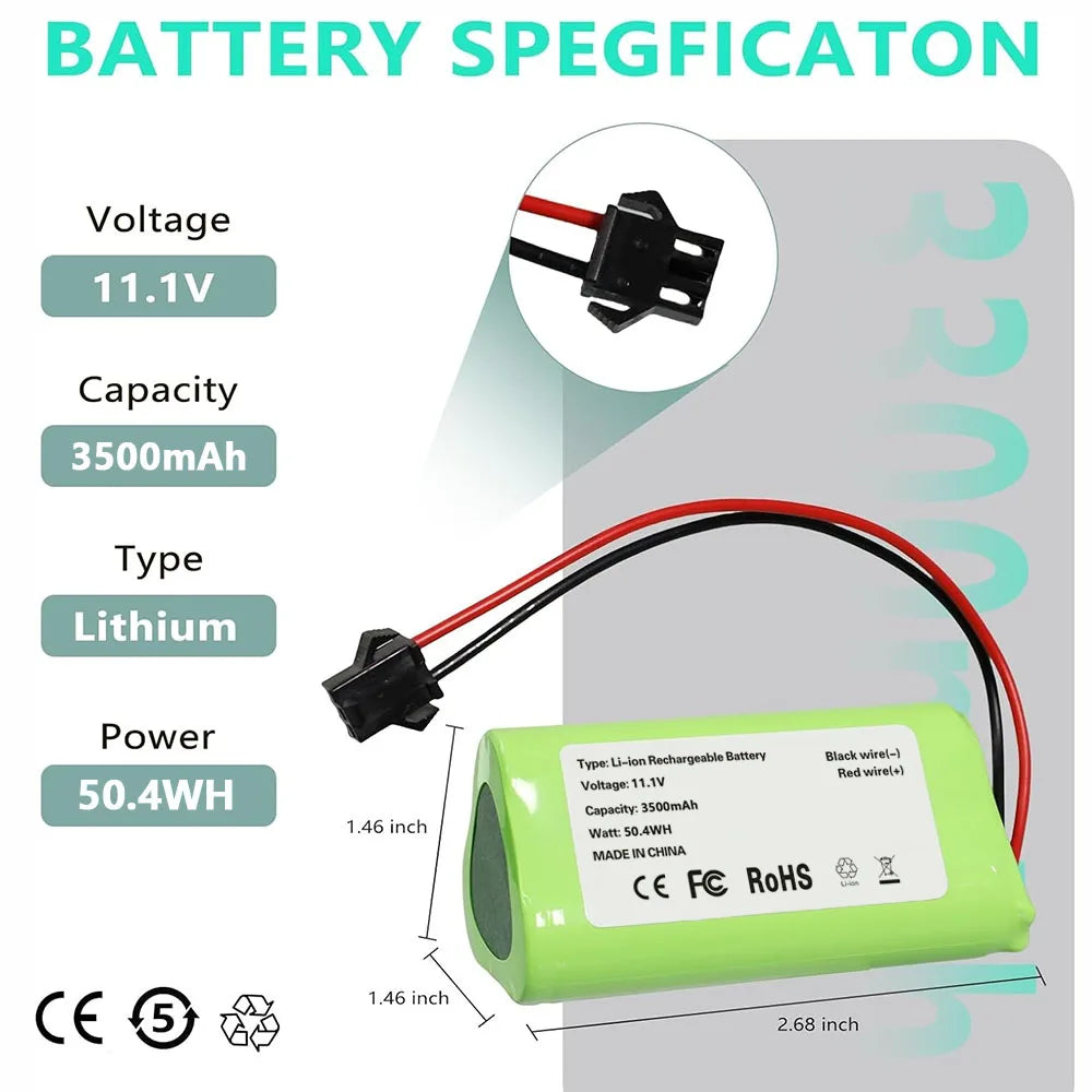 Replacement Battery for Vactidy T6 T7 T8 Robot Vacuum Cleane