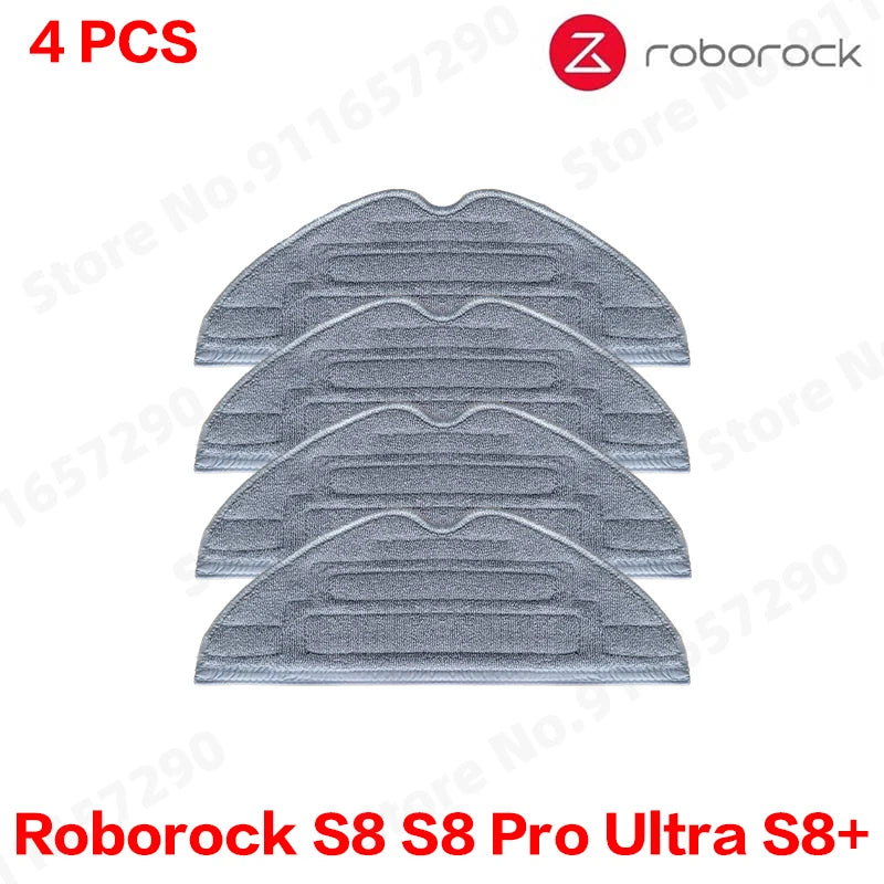 Roborock S8 Pro Ultra S8+ Robot Vacuum Spare Parts Mop Cloths Main Side Brushes HEPA Filters Dust Bags Accessories