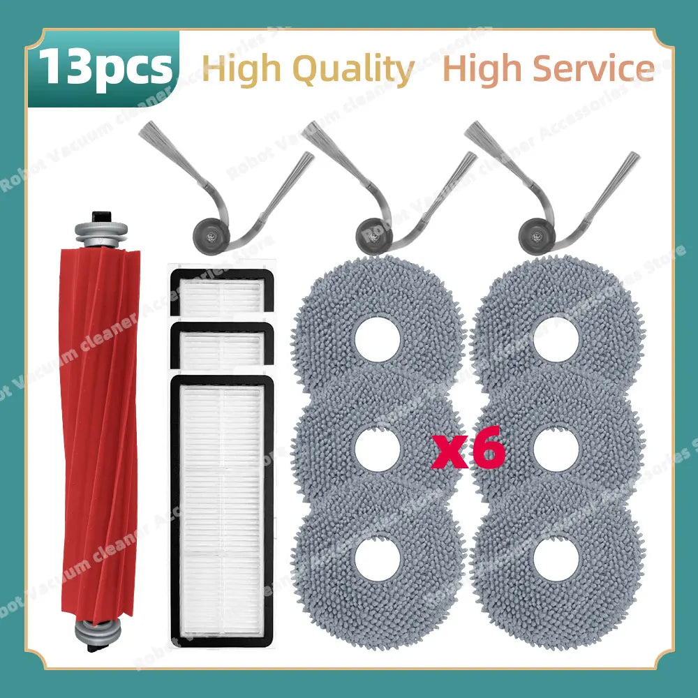 Fit For Roborock QR 798 / QR 598 / QV 35A / QV 35S / Qrevo L / Qrevo L Pro / Qrevo S Pro Parts Main Side Brush Filter Cloth Bag