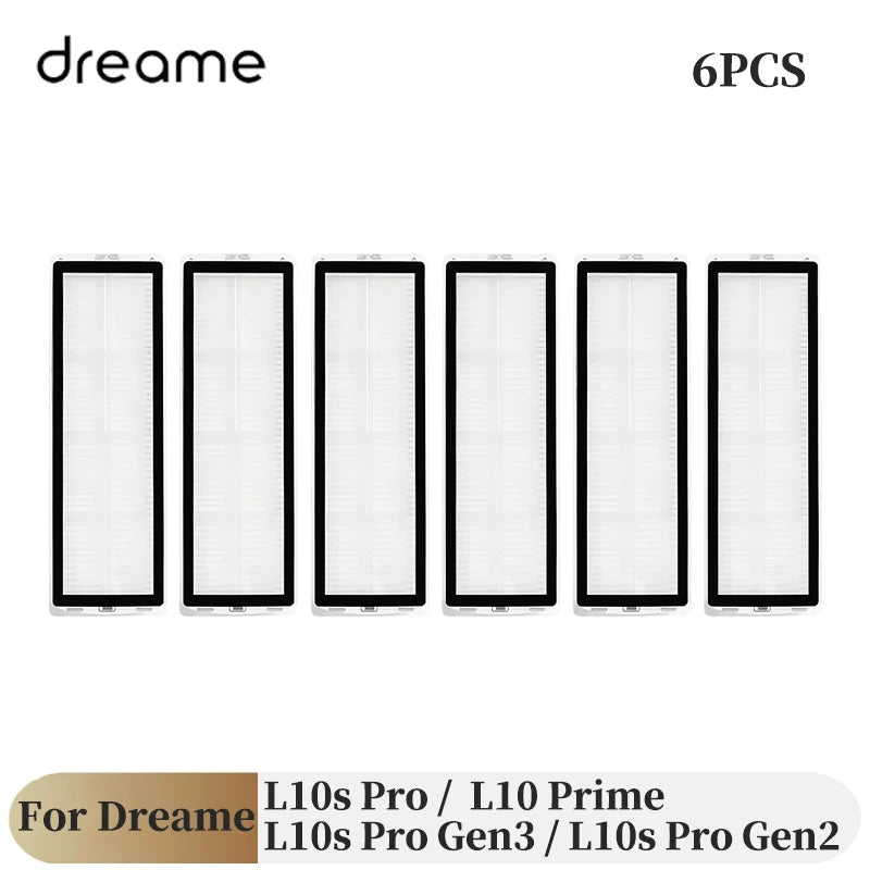 For Dreame L10s Pro Gen 3 / L10s Pro Gen 2 / L10s Pro / L10 Prime Robot Vacuum Spare Parts Main Side Brushes Mop Cloths Filters