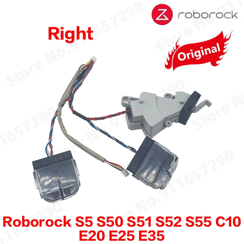 Original Roborock S5 S50 S51 S52 S55 C10 E20 E25 E35 Cliff Sensor Spare Parts Left and Right Cliff Harness Assembly Accessories