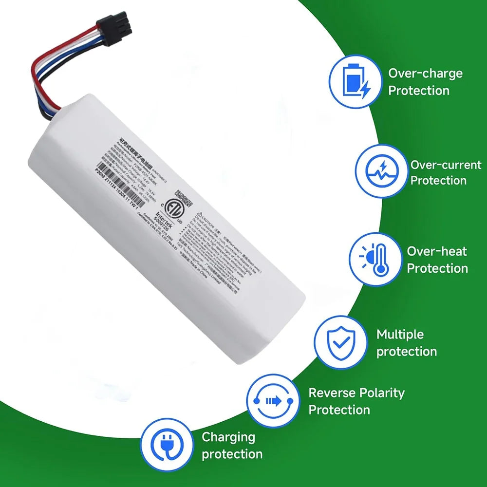 P2008-4S2P-MMBK Battery for Dreame D9 Max F9 Z10 L10 Pro L10