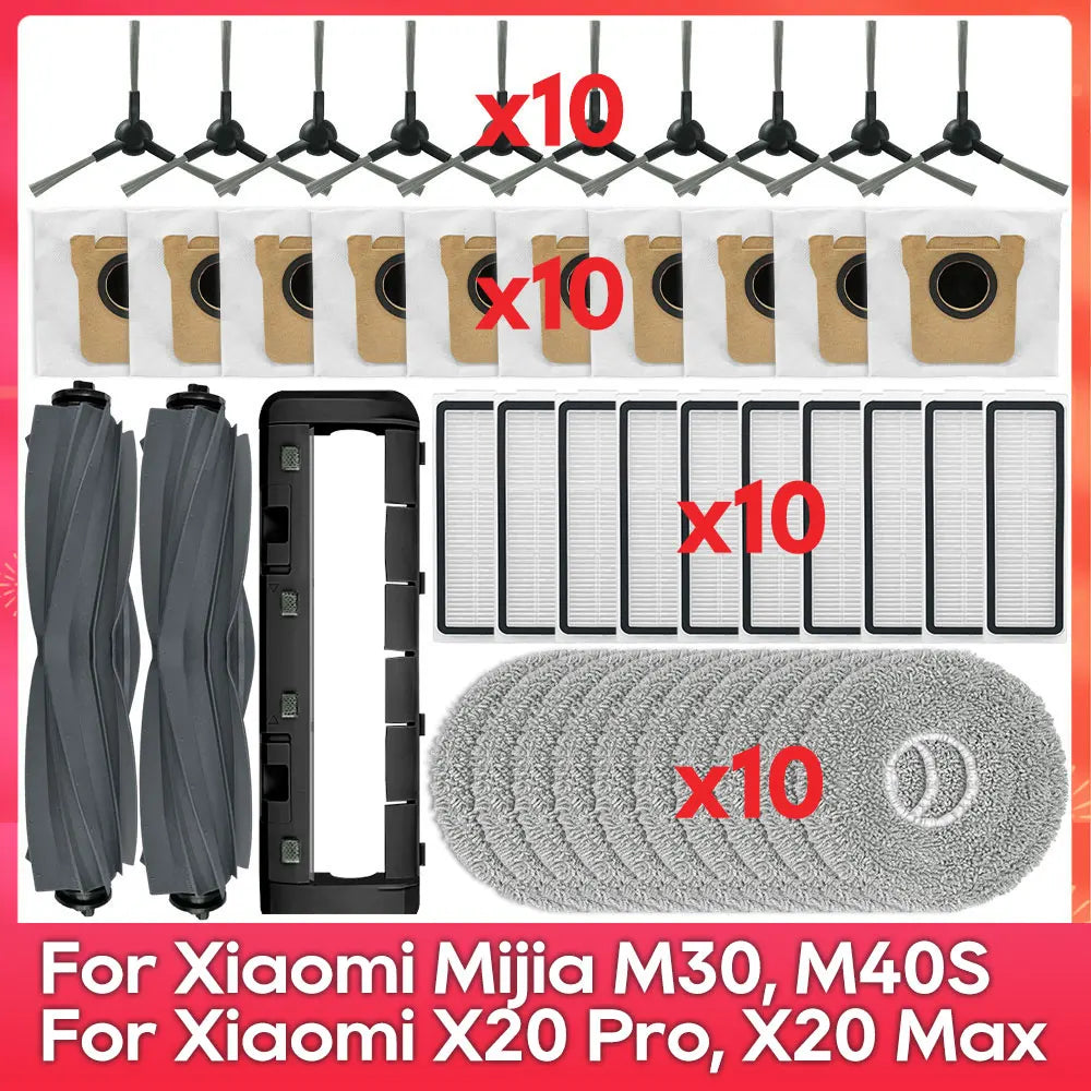 Fit For ( Xiaomi Robot Vacuum X20 Pro X20 Max M30 M40S D102G