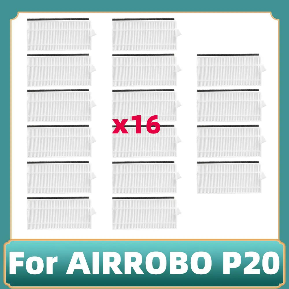 Compatible For AIRROBO P20 Robot Vacuum Cleaner Main Side Brush Hepa Filter Accessories Replacement Spare Parts Attachment Kit