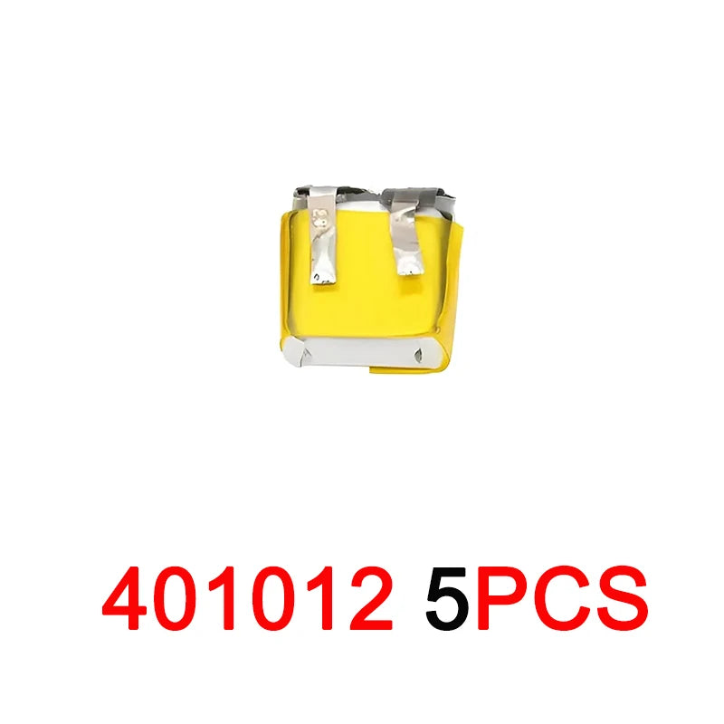 401012/501012 3.7V Battery 401012 3.7V 30mAh/40mAh Rechargeable Lithium Battery for Bluetooth Headsets Small Electronics