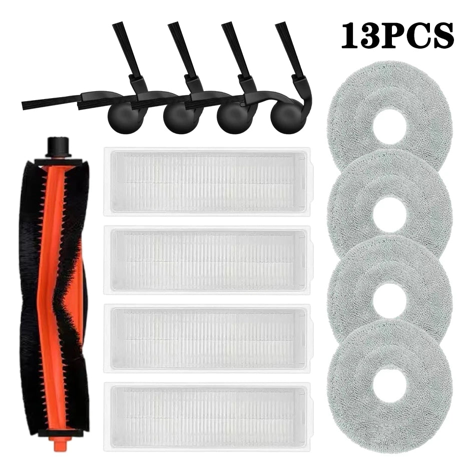 For Xiaomi S40 PRO / OV71GL Robot Vacuum Replacement Parts Main Side Brush HEPA Filter Mop Cloth Accessories