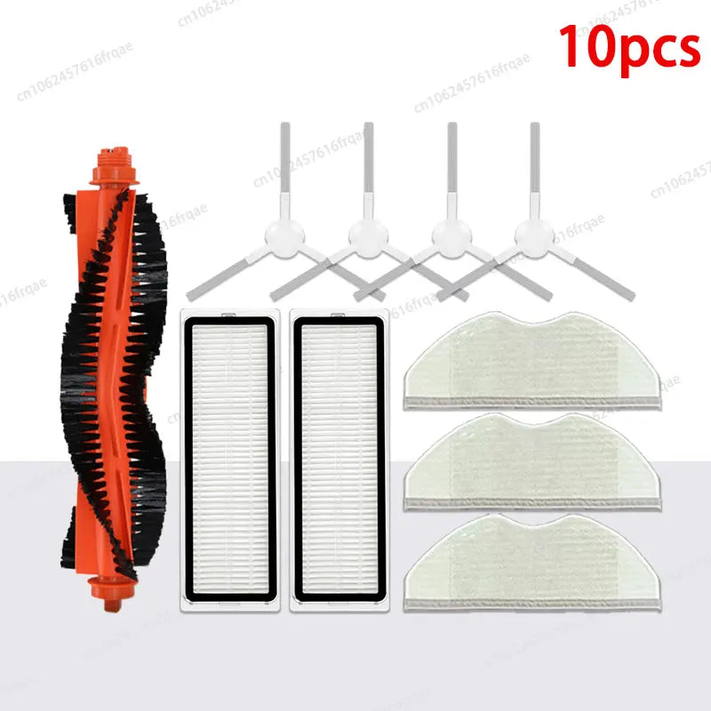 For Xiaomi Robot Vacuum S40C / E101 Accessories Main Side Brush Mop Cloth HEPA Filter Replacement Spare Parts