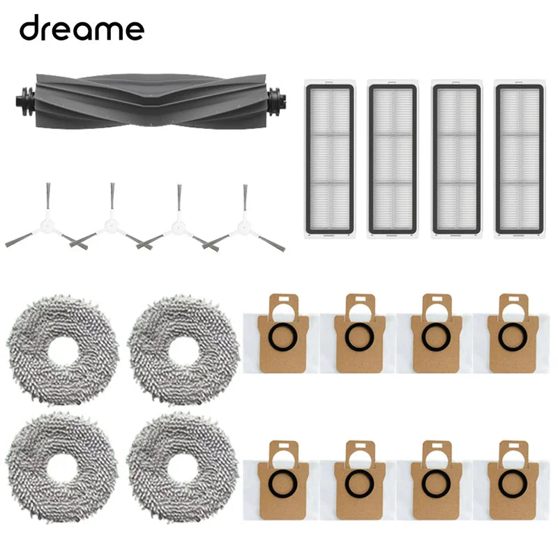Dreame Bot L10s Ultra / L10 Ultra Robot Vacuum Cleaner Accessories Mop Dust Bag Main Brush Side Brush Hepa Filter Replacement