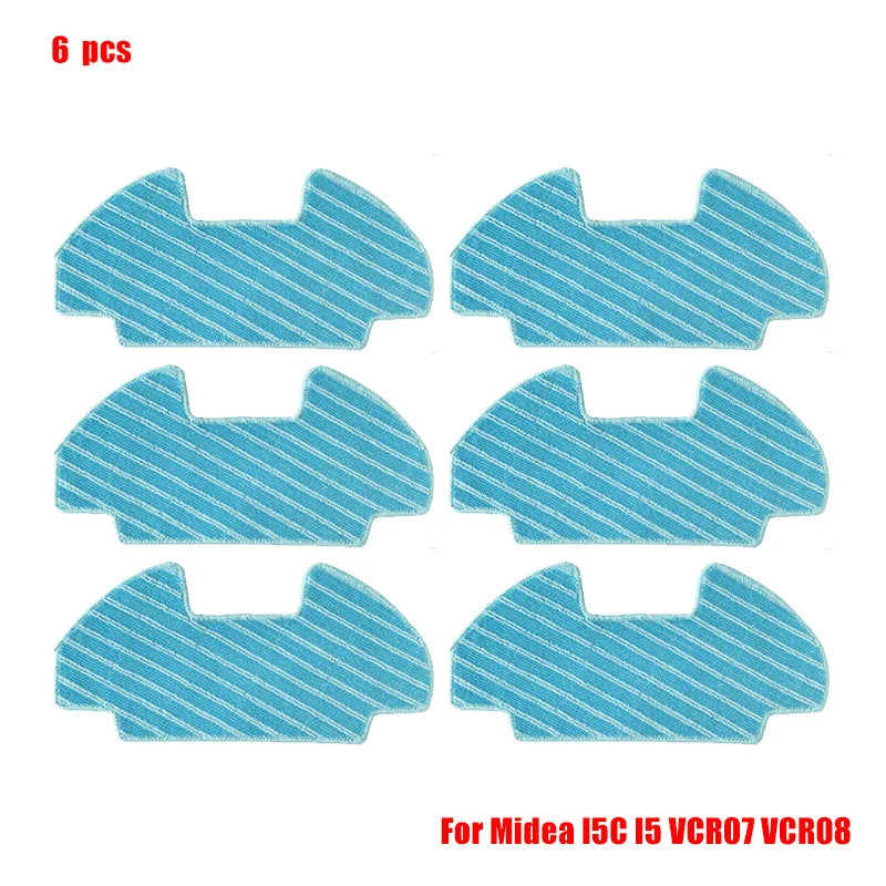 For Midea I5 I5C VCR07 VCR08 Robot Vacuum Cleaner Midea I5C Spare Parts Roller Brush Mop Bracket Dust Box Water Tank Accessories
