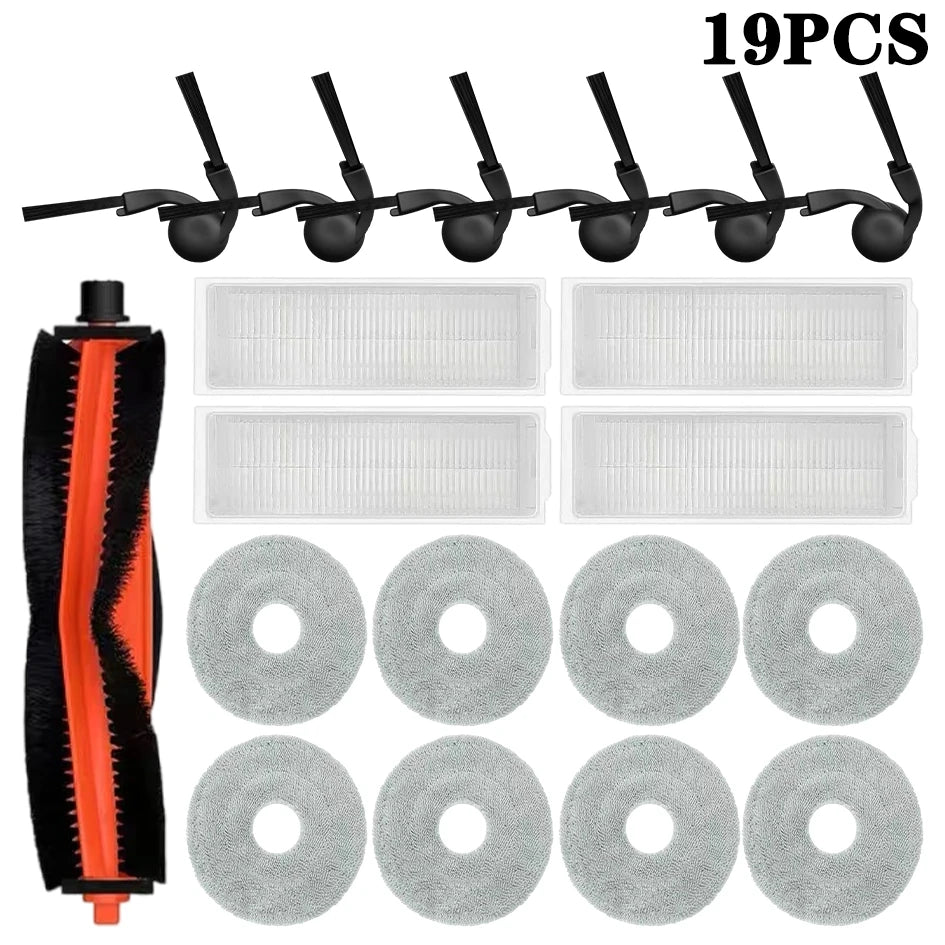 For Xiaomi S40 PRO / OV71GL Robot Vacuum Replacement Parts Main Side Brush HEPA Filter Mop Cloth Accessories