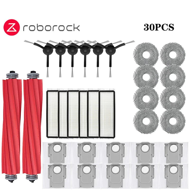 Roborock Q Revo / A7400RR Robot Vacuums Cleaner Accessory Main Side Brush Hepa Filter Mop Cloths Dust Bag Spare Part