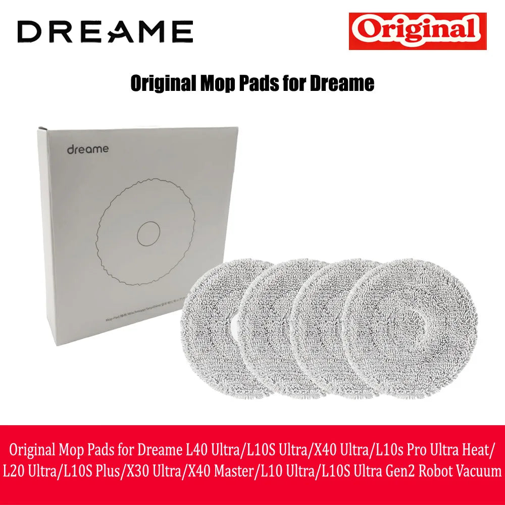 Original Mop Pads for Dreame L40 Ultra/L10S Ultra/X40 Ultra/