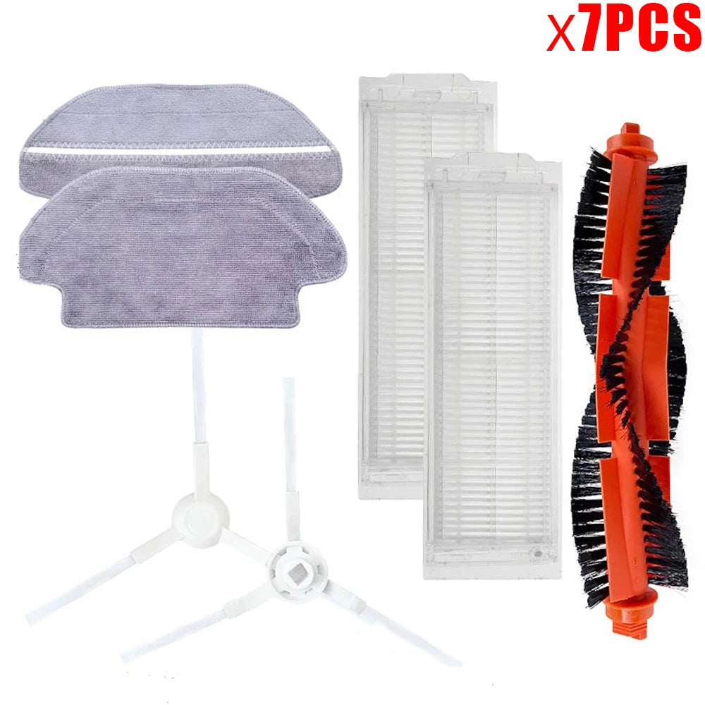 For Xiaomi Robot Vacuum S10 S12 T12 B106GL/Mop 2S XMSTJQR2S /3C B106CN Spare Parts Main Side Brush Filter Mop Replacement Parts