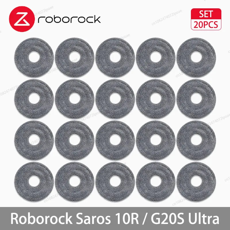Roborock Saros 10R / G20S Ultra Robot Vacuum Cleaner Accessories Main Side Brush Mop Cloth Hepa Filter Dust Bag Spare Parts